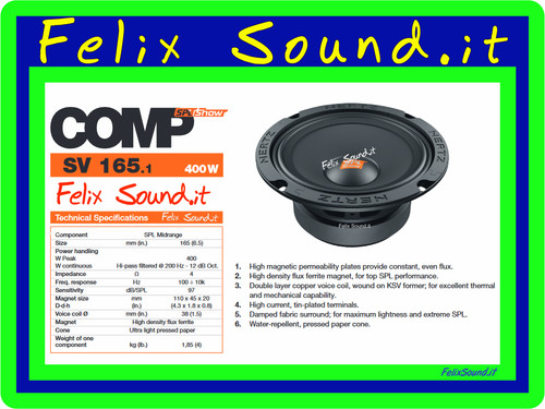 Hertz spl coppia mid - spl, mid-woofer